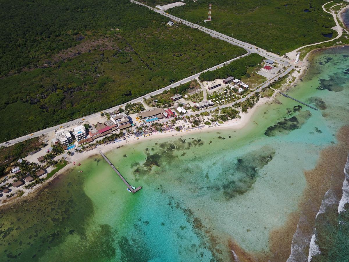 Eco Cabanas Bluekay Hotel Mahahual Exterior photo